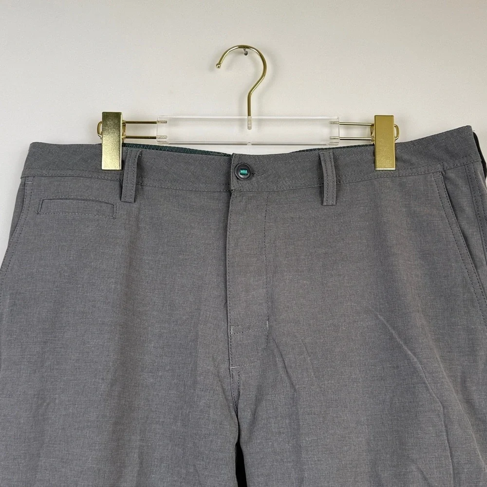 Linksoul Golf Shorts Men’s Gray Performance Stretch Fabric Size 36